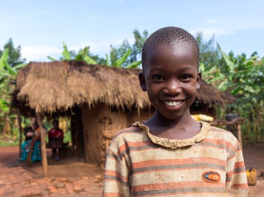 Child in Kasanje village community Uganda — Tender Mercies International